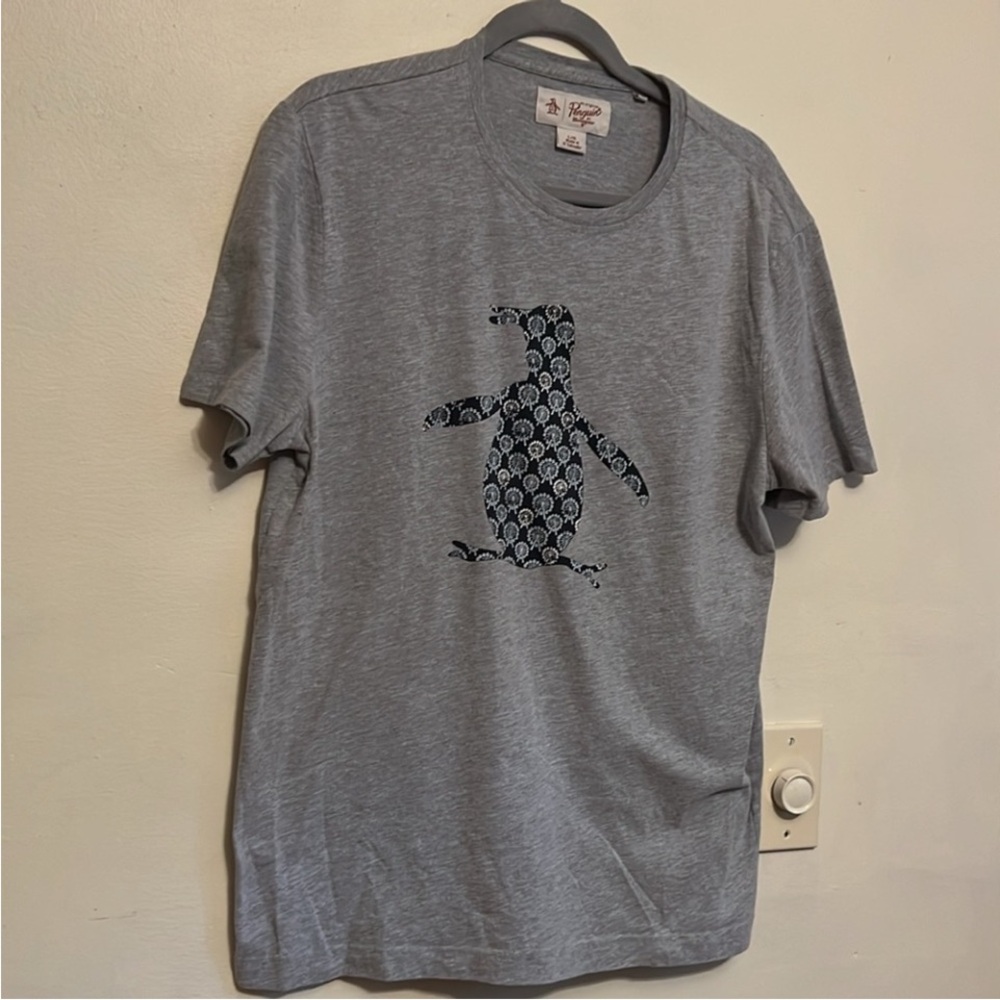 Munsingwear Gray Penguin Graphic Men's Tee